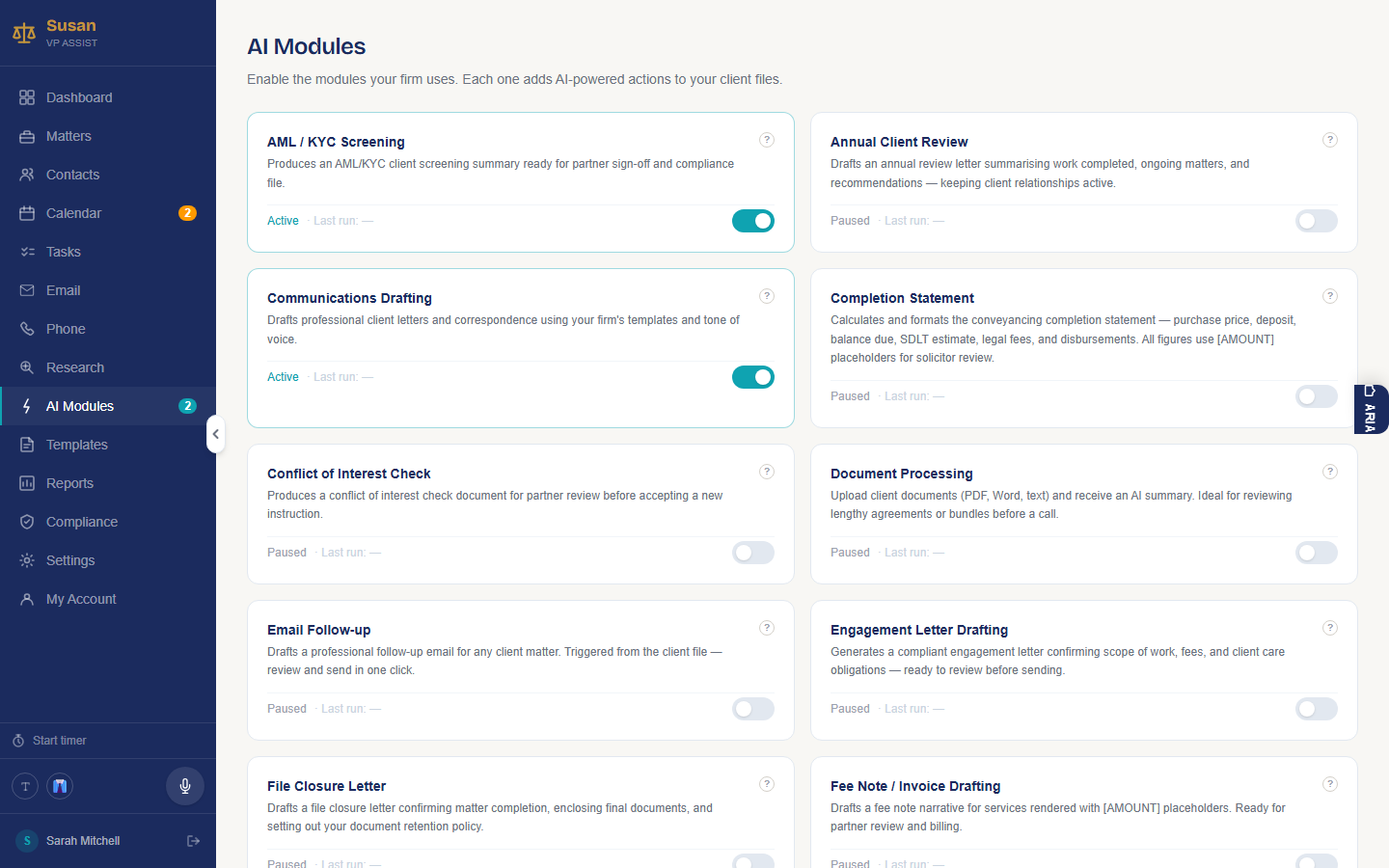 Automations grid